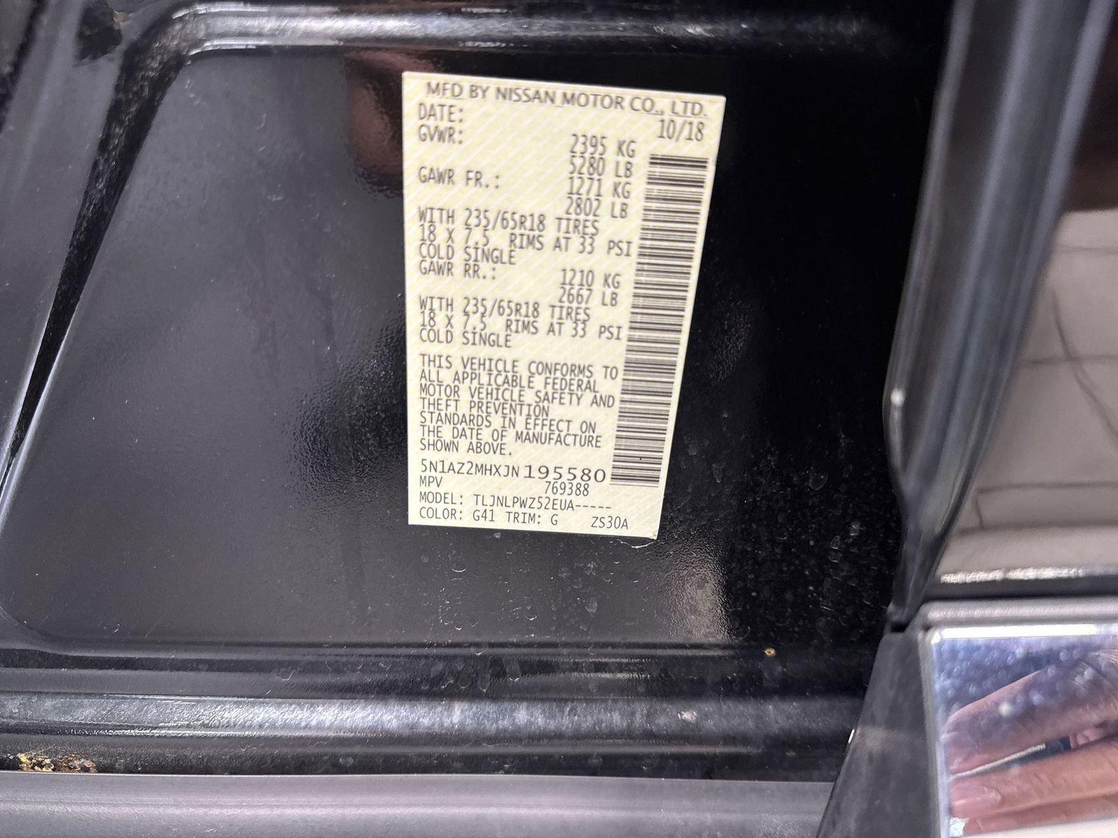 Certified 2018 Nissan Murano S image 42