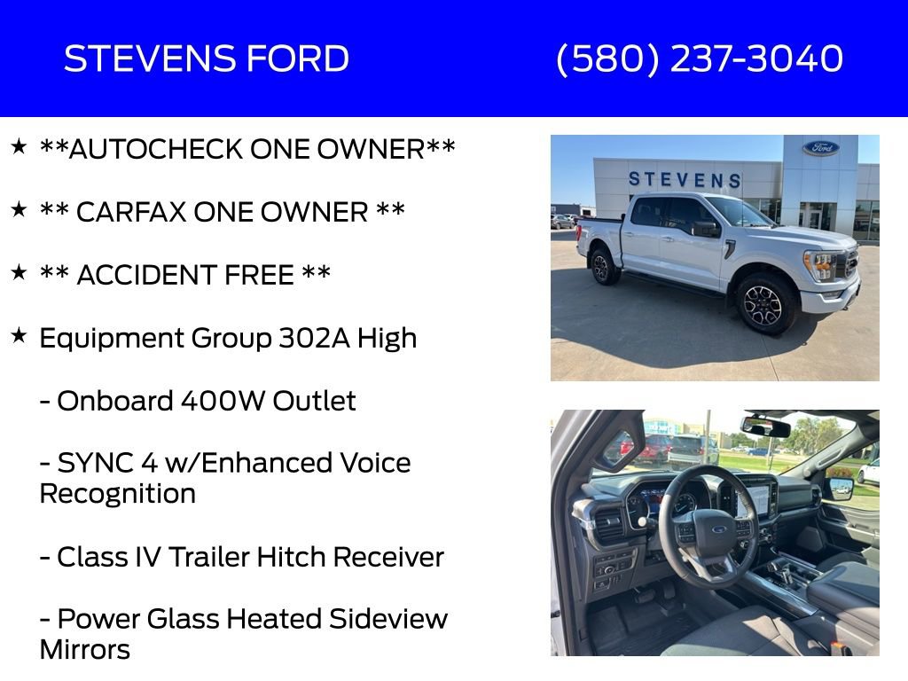 Used 2022 Ford F150 XLT w/ Equipment Group 302A High image 6
