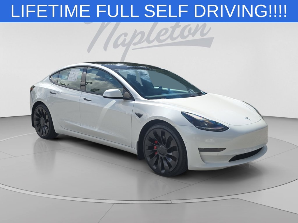 Used 2021 Tesla Model 3 Performance AWD/4WD image 7
