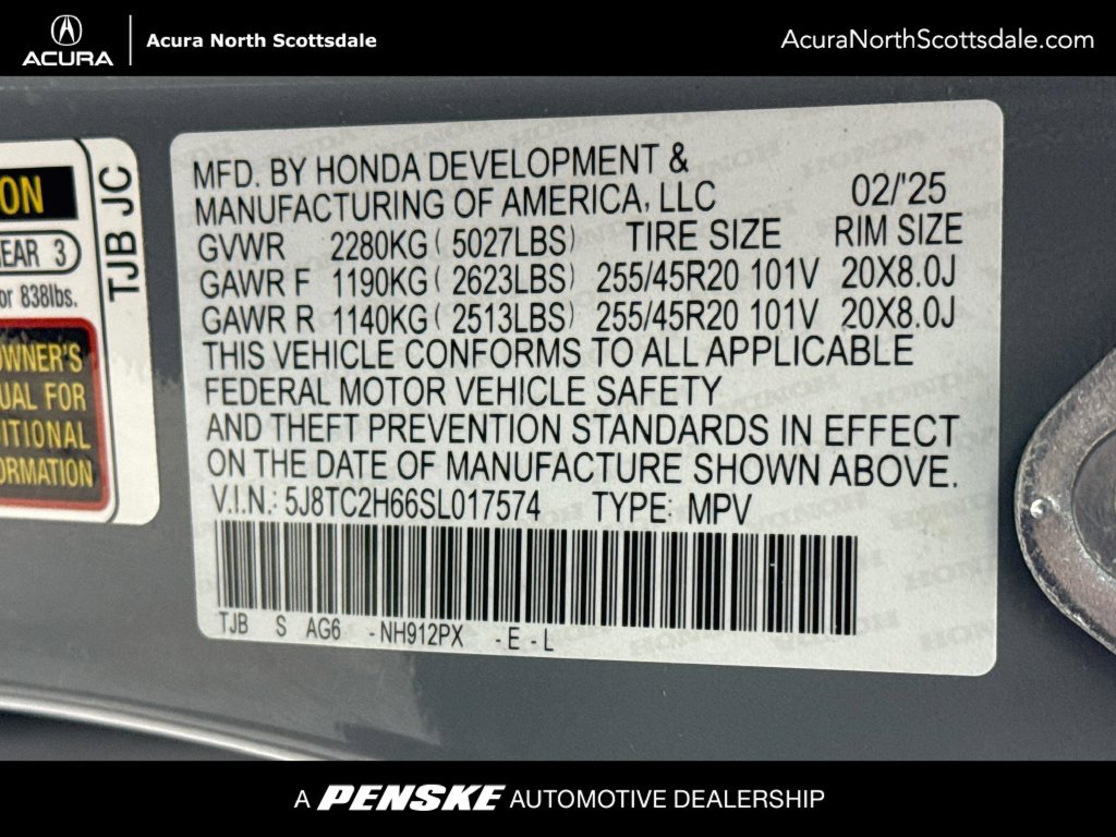 Certified 2025 Acura RDX w/ Advance Package AWD/4WD image 35