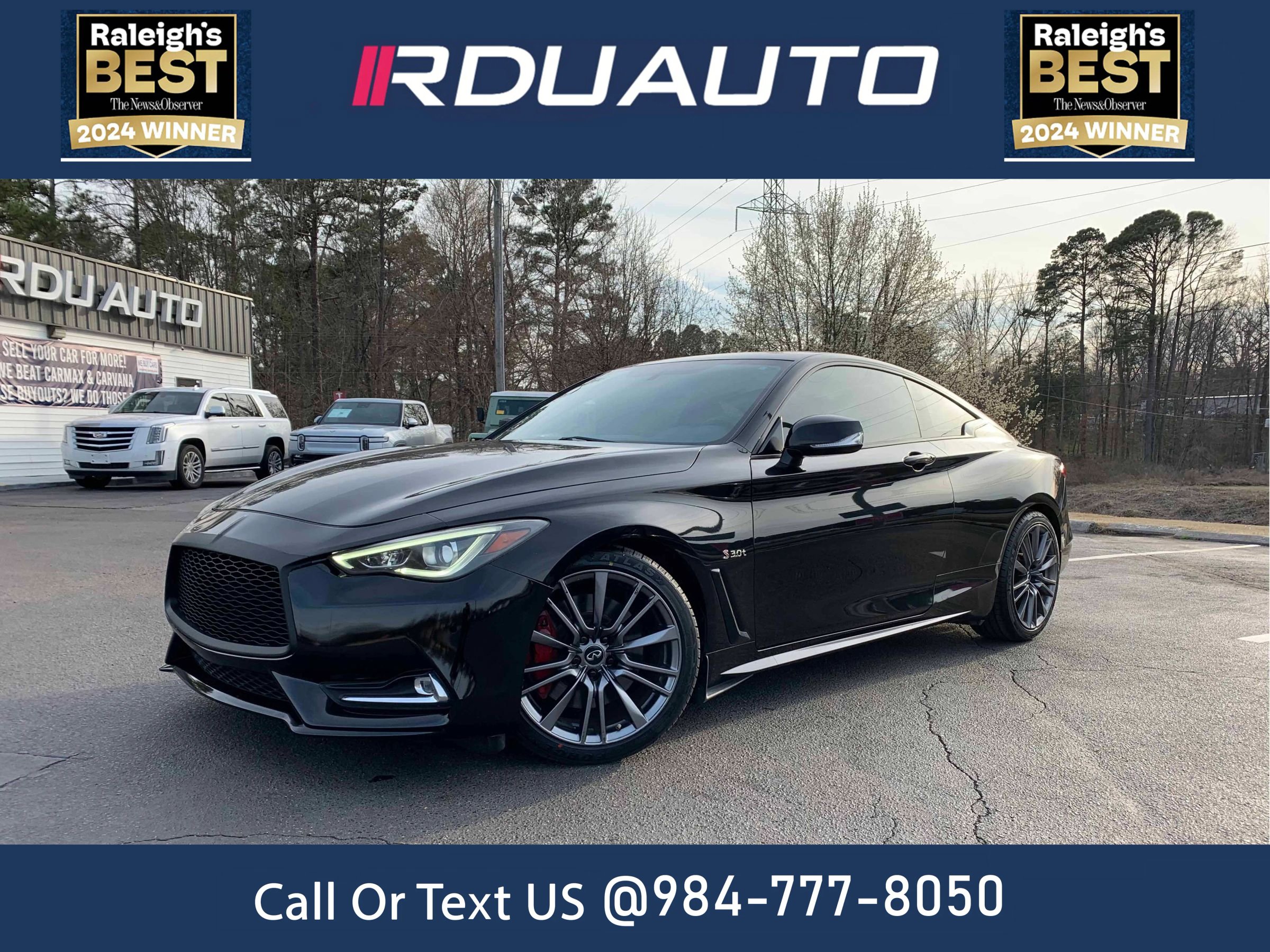 Used 2017 INFINITI Q60 Red Sport 400 image 1