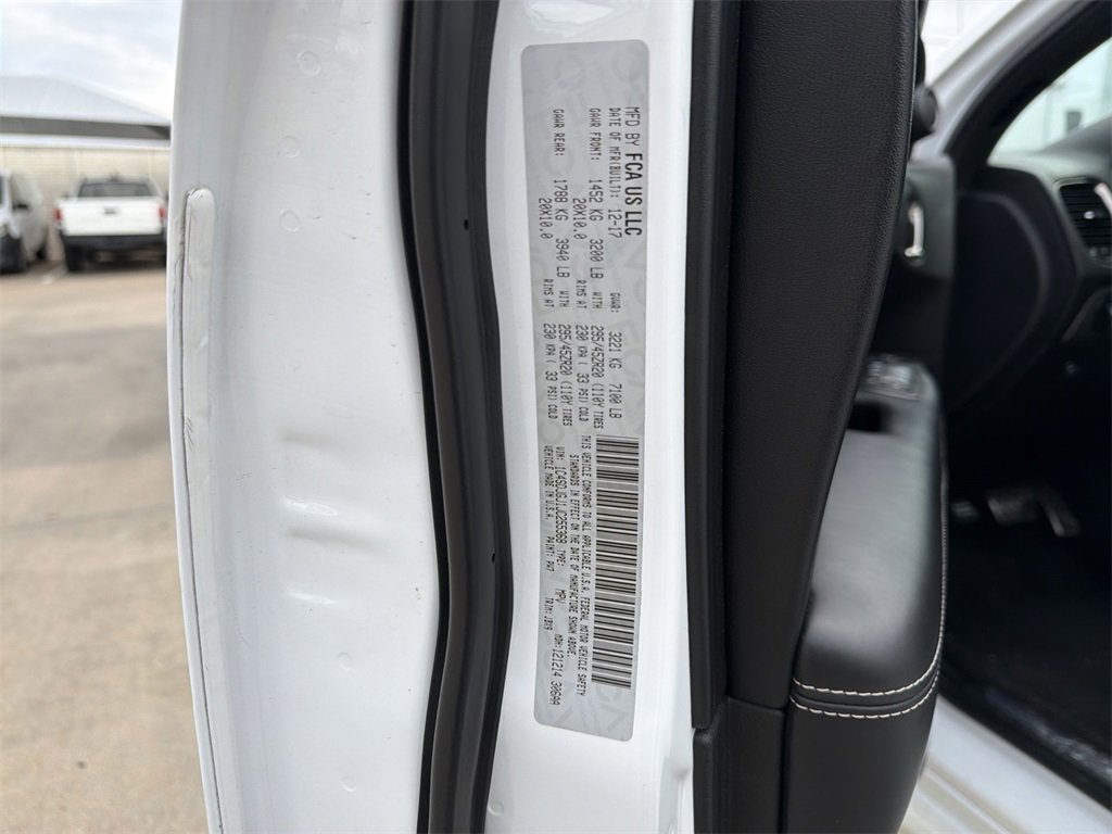 Used 2018 Dodge Durango SRT w/ SRT Interior Appearance Group image 5