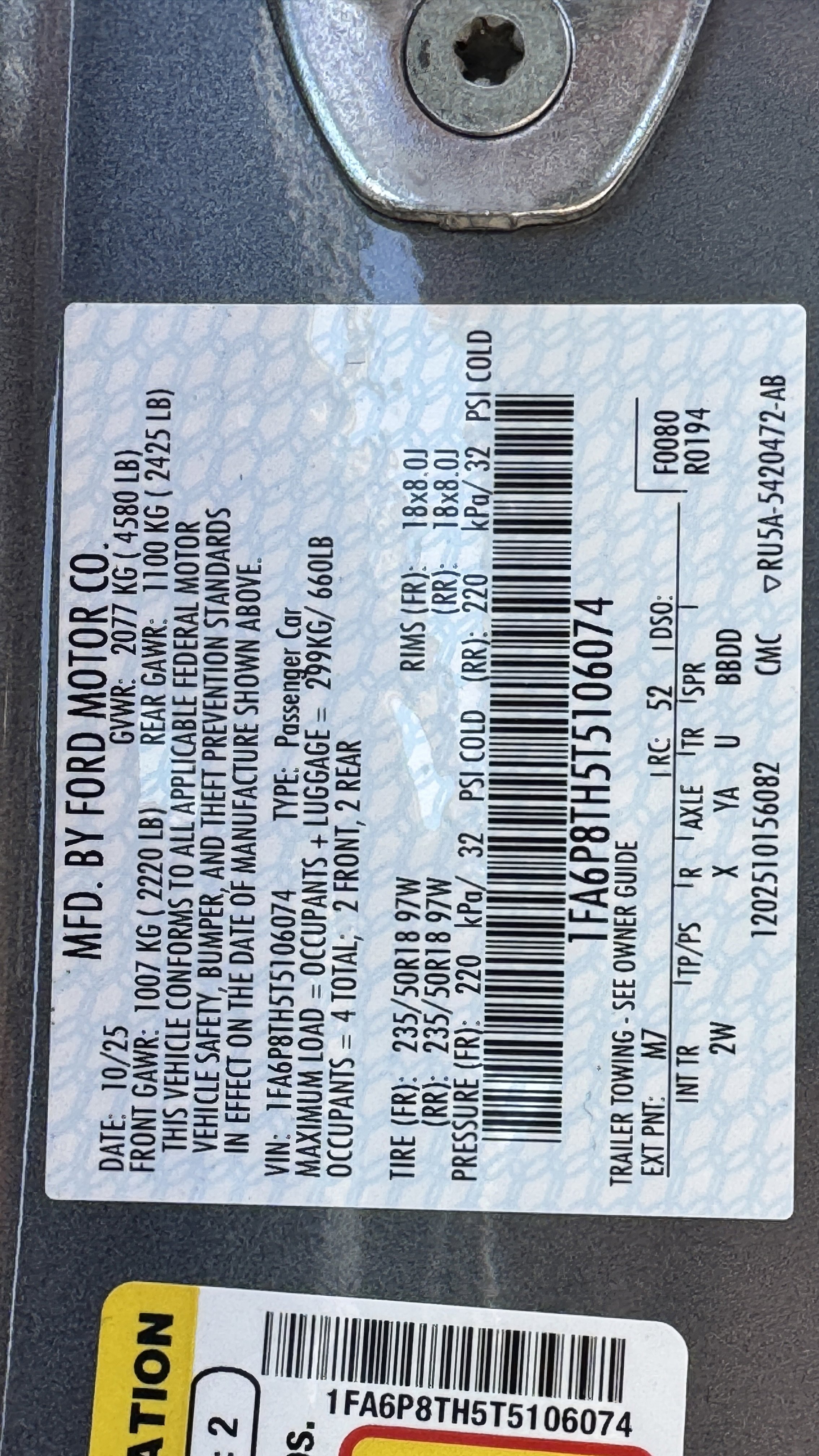 New 2026 Ford Mustang Coupe RWD image 11