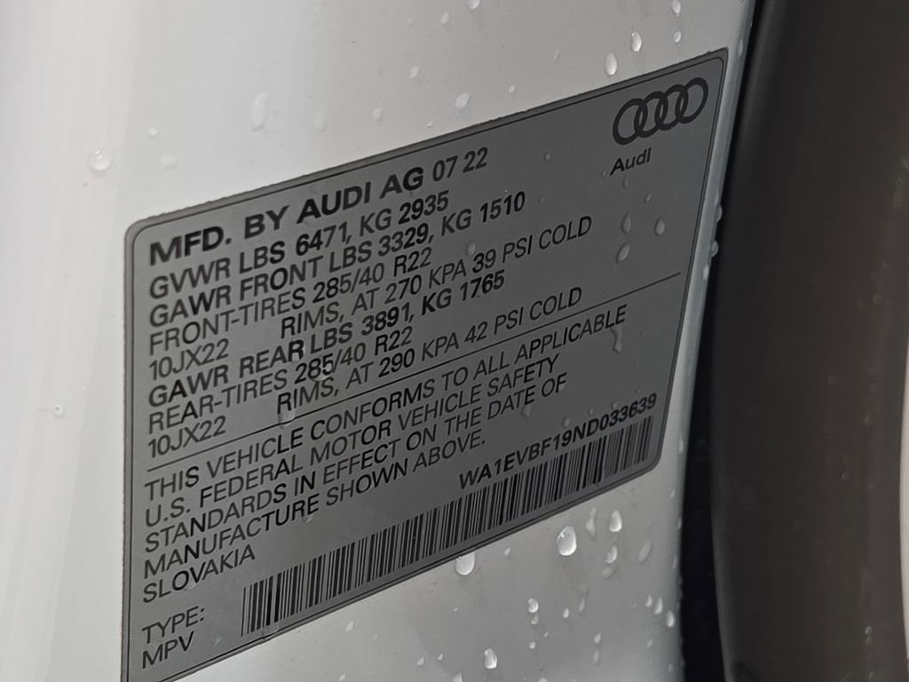 Used 2022 Audi Q8 Premium Plus w/ Premium Plus Package image 37