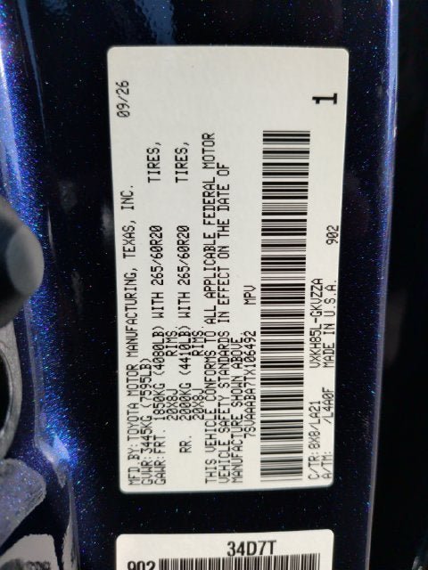 New 2026 Toyota Sequoia Platinum AWD/4WD image 34