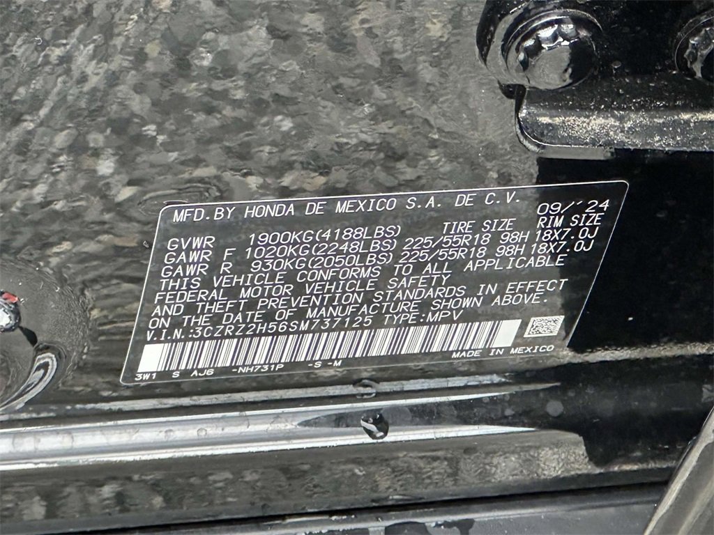Certified 2025 Honda HR-V Sport image 15