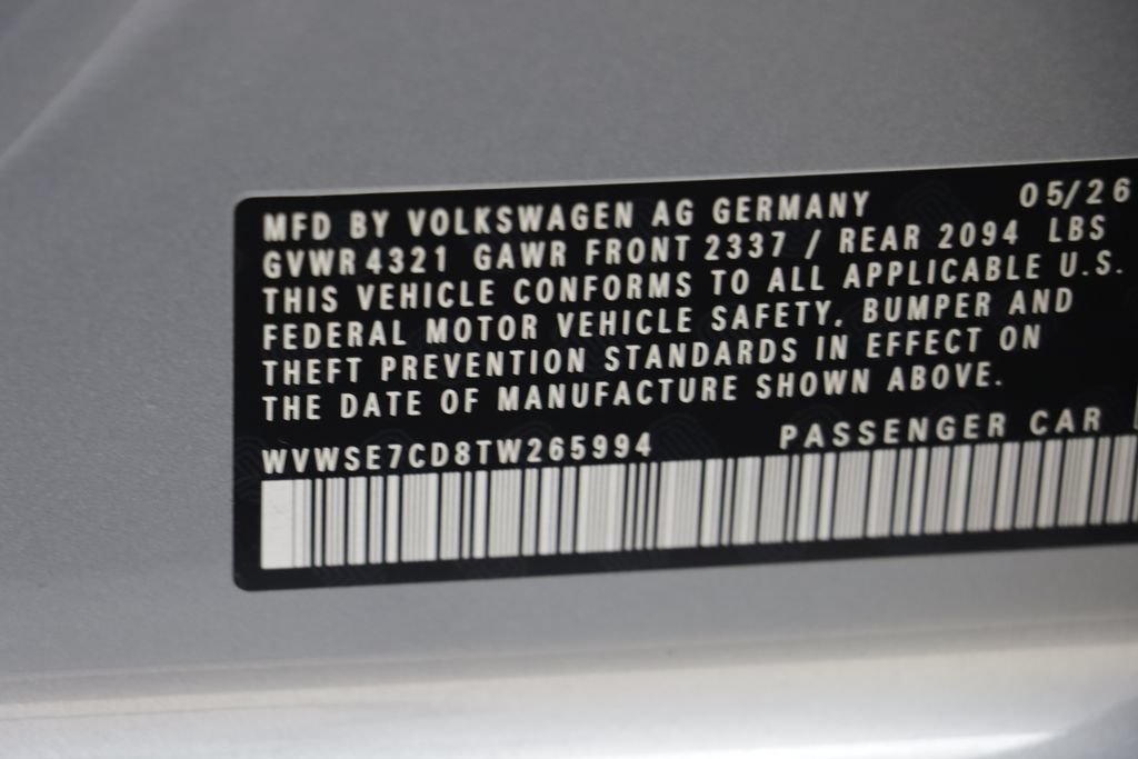 New 2026 Volkswagen GTI SE FWD image 24