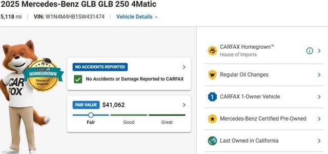 Certified 2025 Mercedes-Benz GLB 250 4MATIC image 3