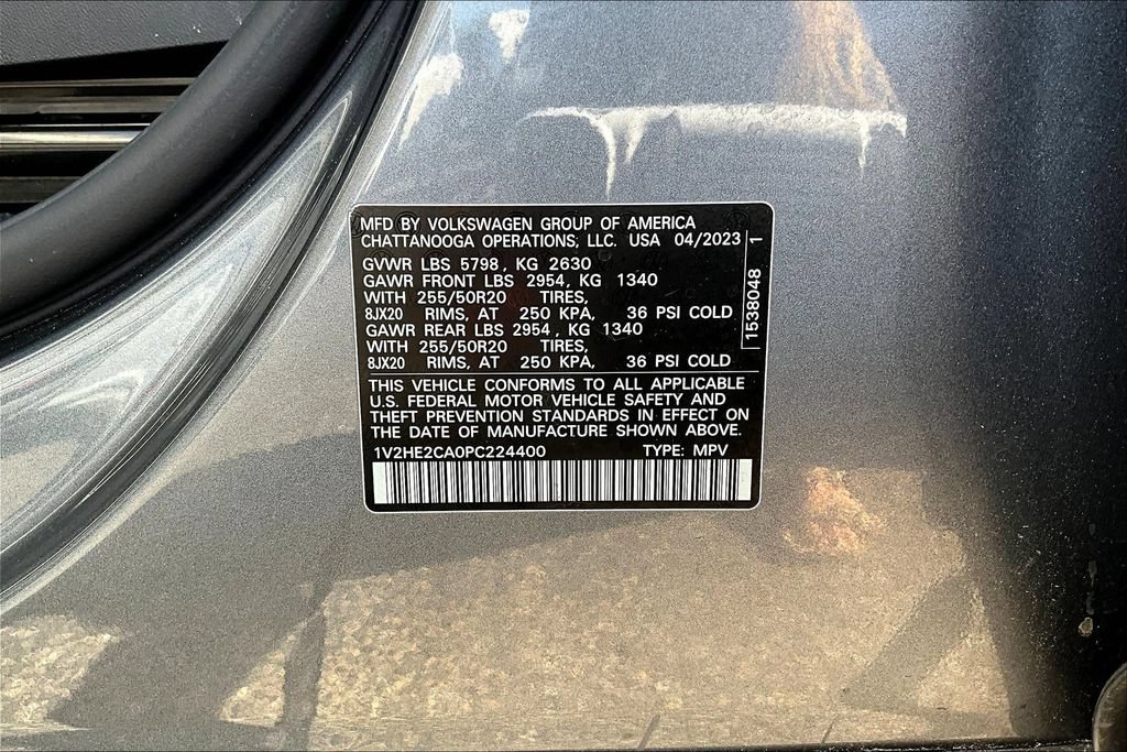 Used 2023 Volkswagen Atlas Cross Sport SE AWD/4WD image 17