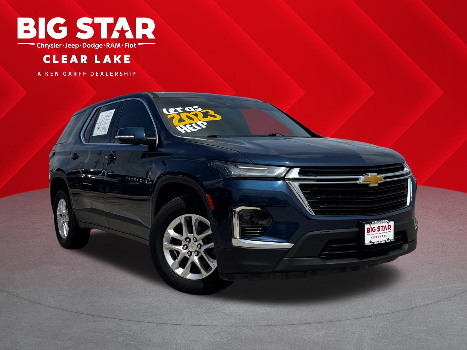 Used 2023 Chevrolet Traverse LS w/ Safety Package FWD image 1