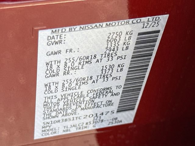 New 2026 Nissan Pathfinder SV w/ Cargo Package FWD image 45