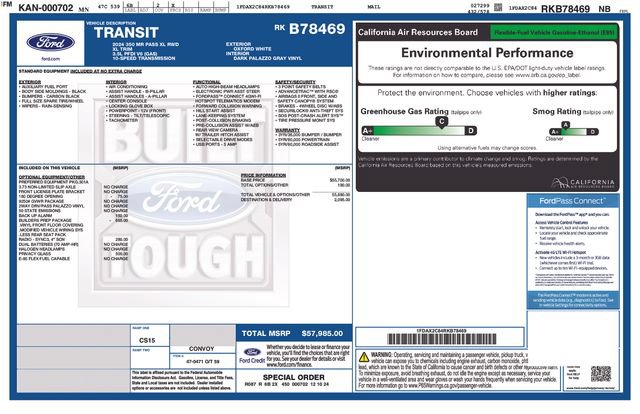 New 2024 Ford Transit 350 XL RWD image 22