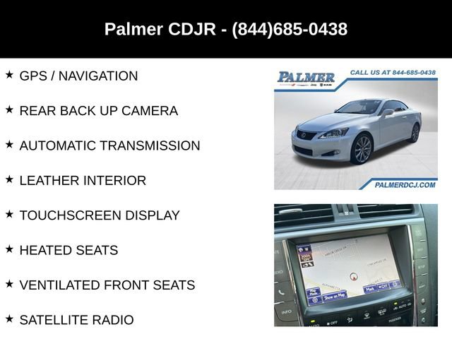 Used 2014 Lexus IS 350C w/ Luxury Package RWD image 6