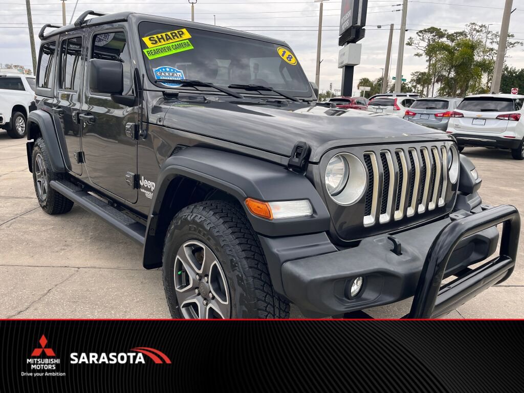 Used 2018 Jeep Wrangler Unlimited Sport S AWD/4WD image 1