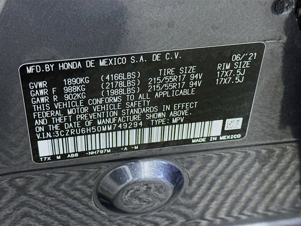 Used 2021 Honda HR-V EX image 30