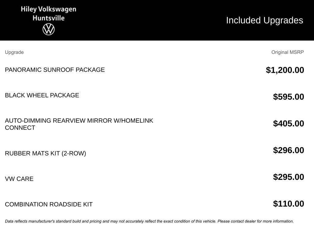 Used 2025 Volkswagen Atlas SE w/ Panoramic Sunroof Package image 9