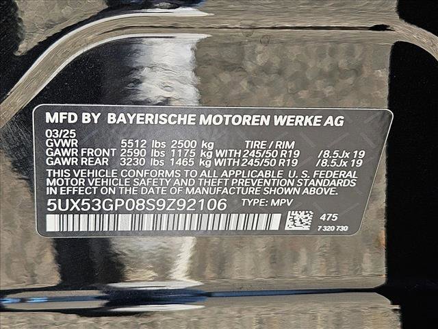 Used 2025 BMW X3 xDrive30i w/ Convenience Package image 21