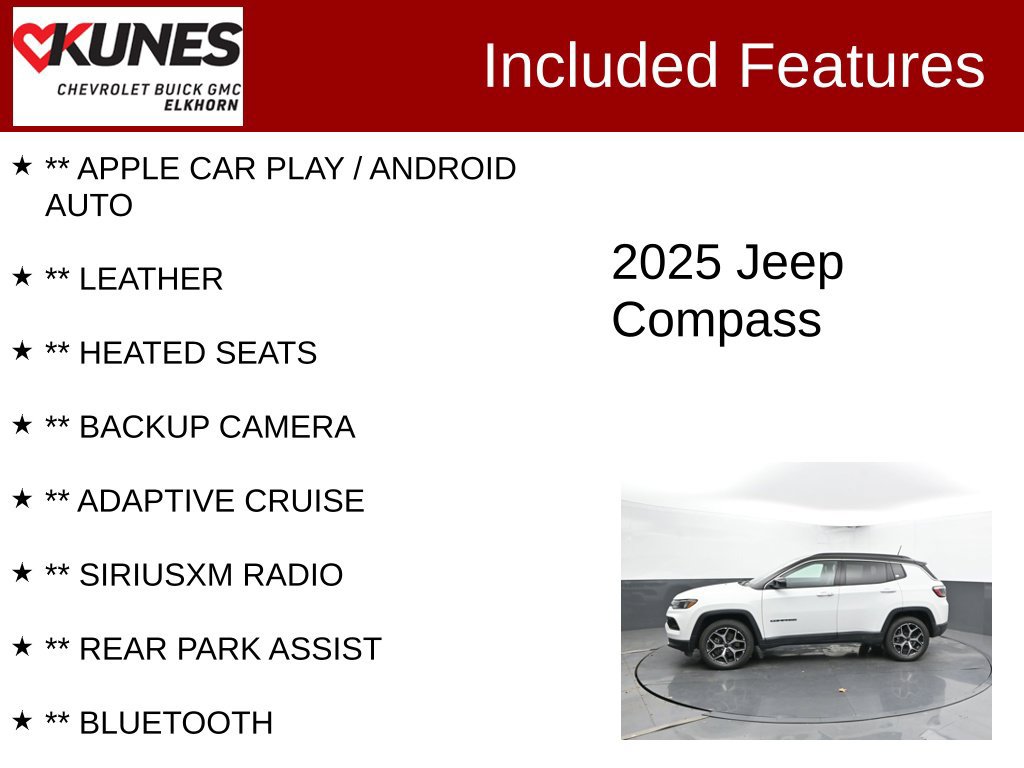 Used 2025 Jeep Compass Limited AWD/4WD image 2