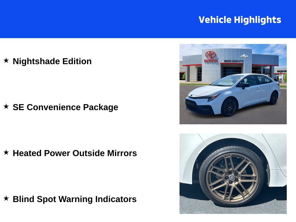 Used 2024 Toyota Corolla Sedan w/ SE Convenience Package FWD image 4