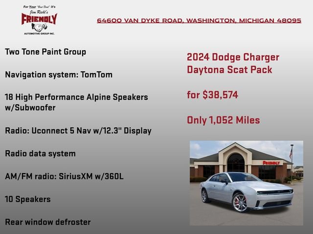 Used 2024 Dodge Charger Daytona Scat Pack w/ Plus Group AWD/4WD image 25