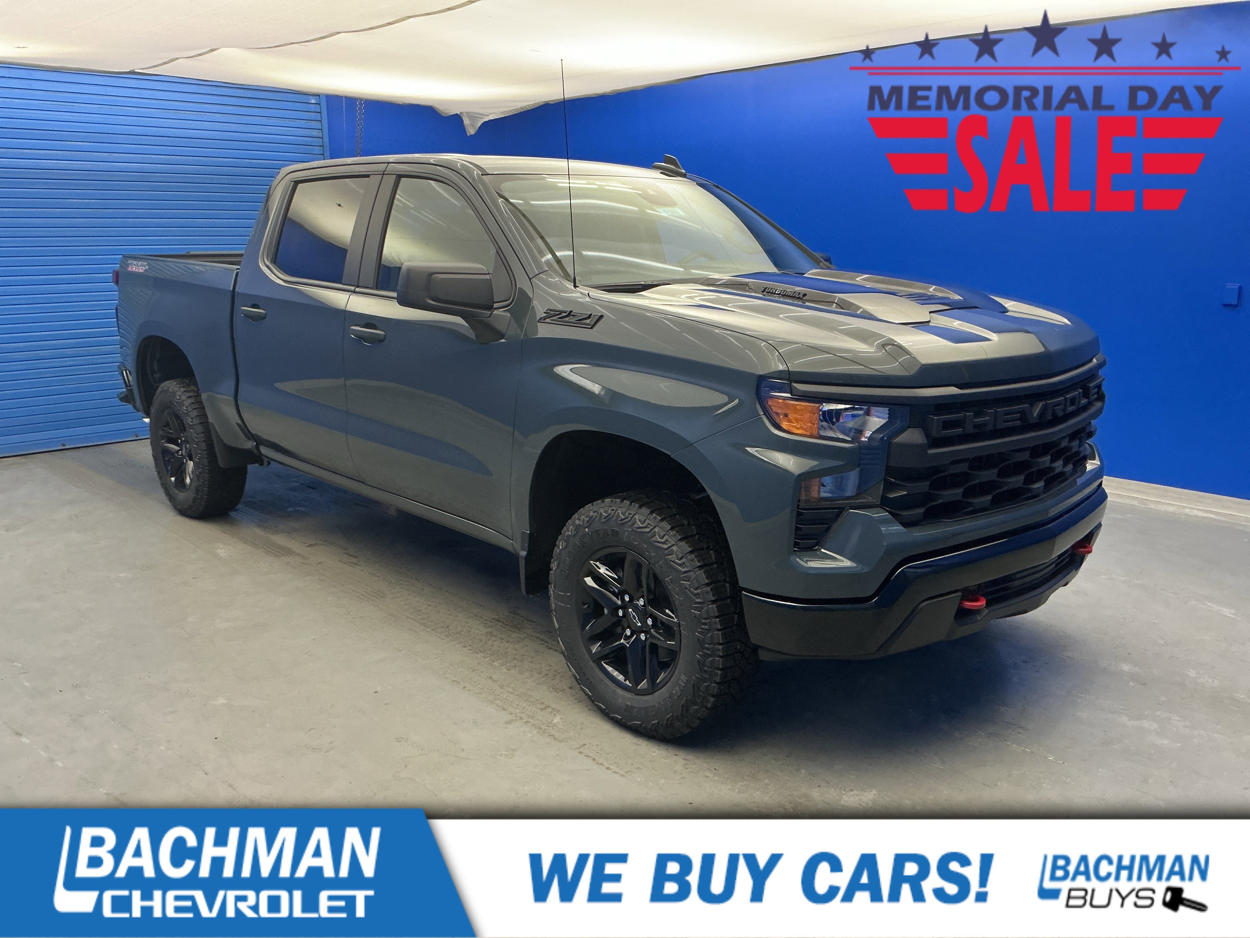 New 2026 Chevrolet Silverado 1500 Custom Trail Boss w/ LPO, Dark Essentials Package AWD/4WD image 1