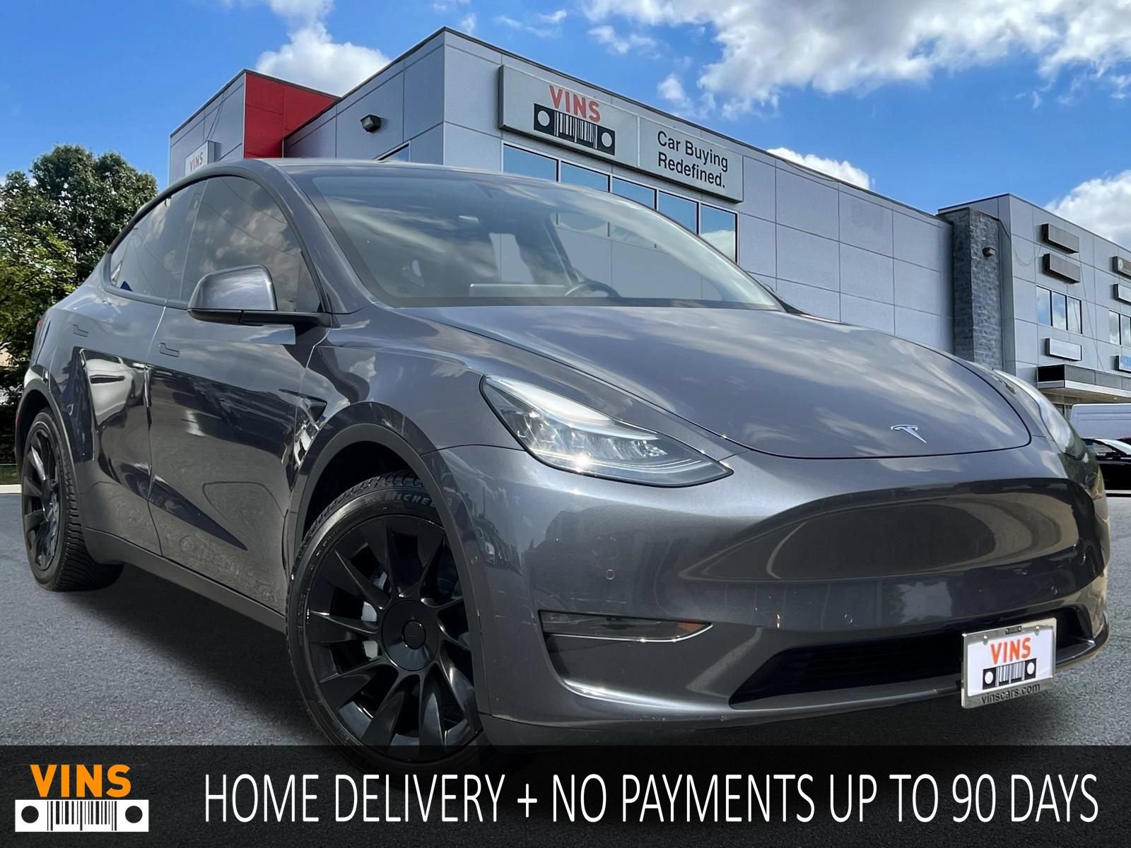 Used 2021 Tesla Model Y Long Range AWD/4WD image 1