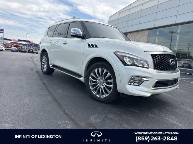 Used 2017 INFINITI QX80 4WD w/ Deluxe Technology Package