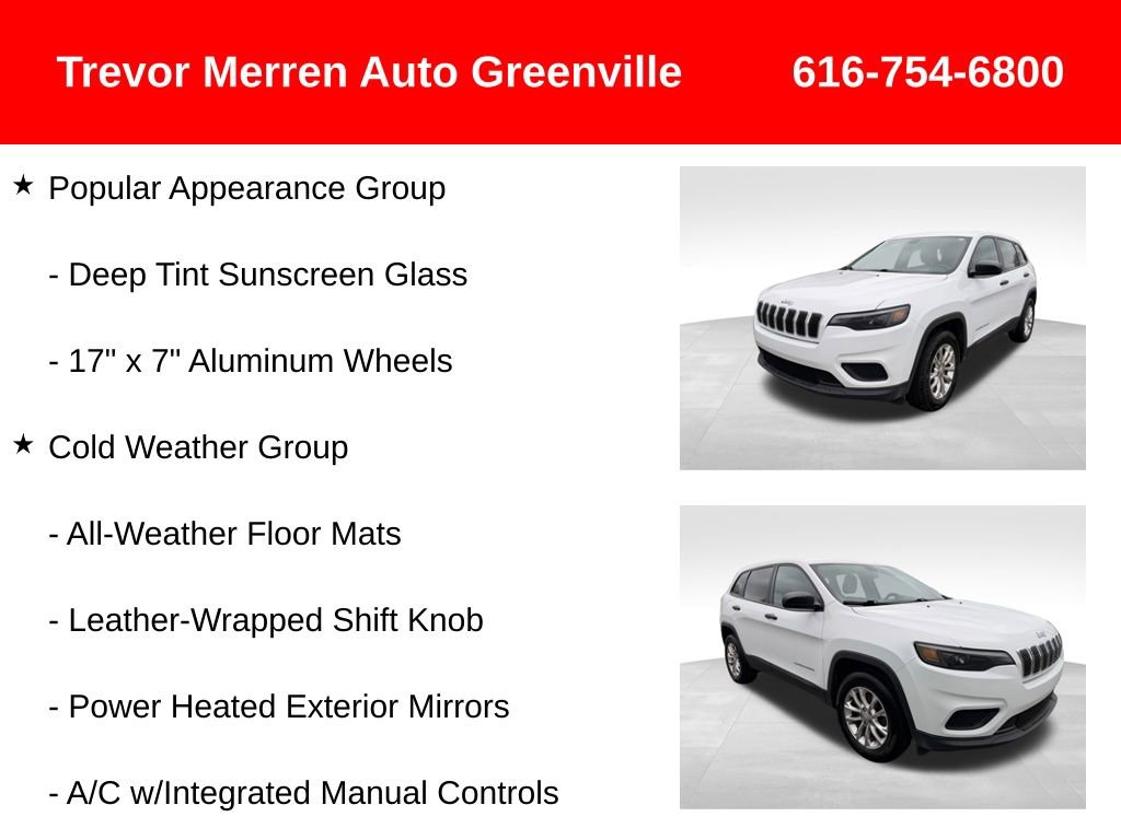 Used 2019 Jeep Cherokee Sport w/ Cold Weather Group AWD/4WD image 19