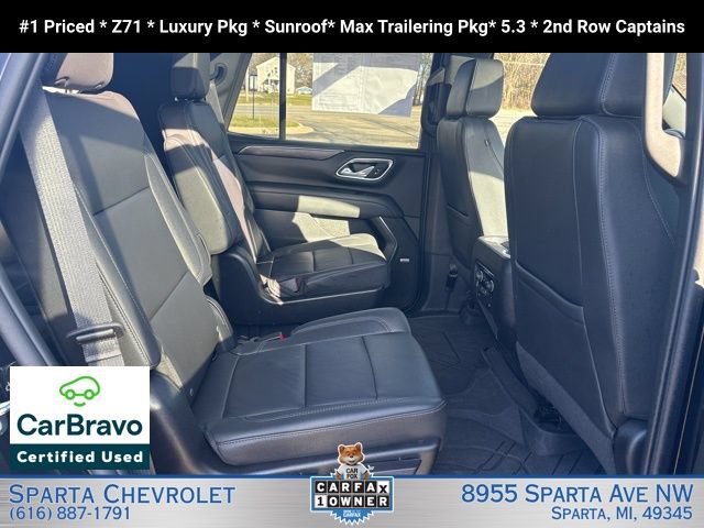 Certified 2024 Chevrolet Tahoe Z71 w/ Luxury Package AWD/4WD image 24