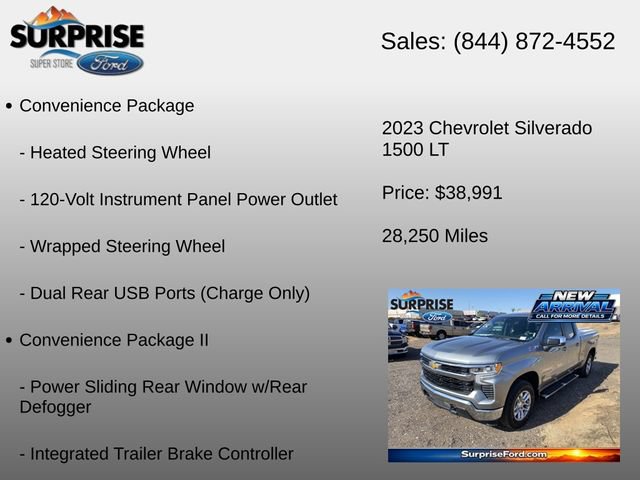 Used 2023 Chevrolet Silverado 1500 LT w/ Z71 Off-Road Package AWD/4WD image 23