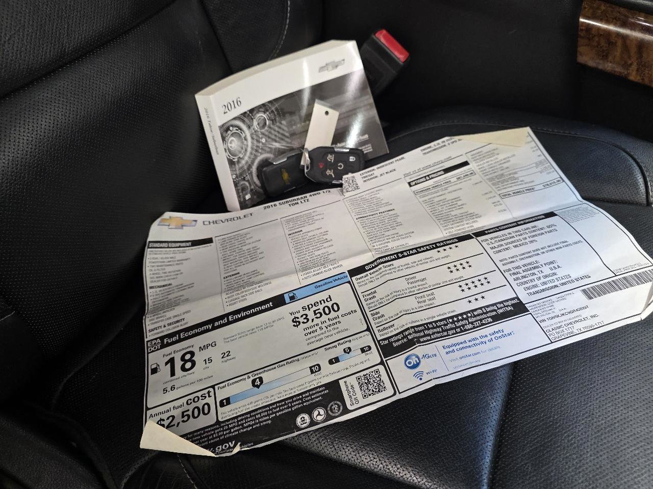 Used 2016 Chevrolet Suburban LTZ AWD/4WD image 29