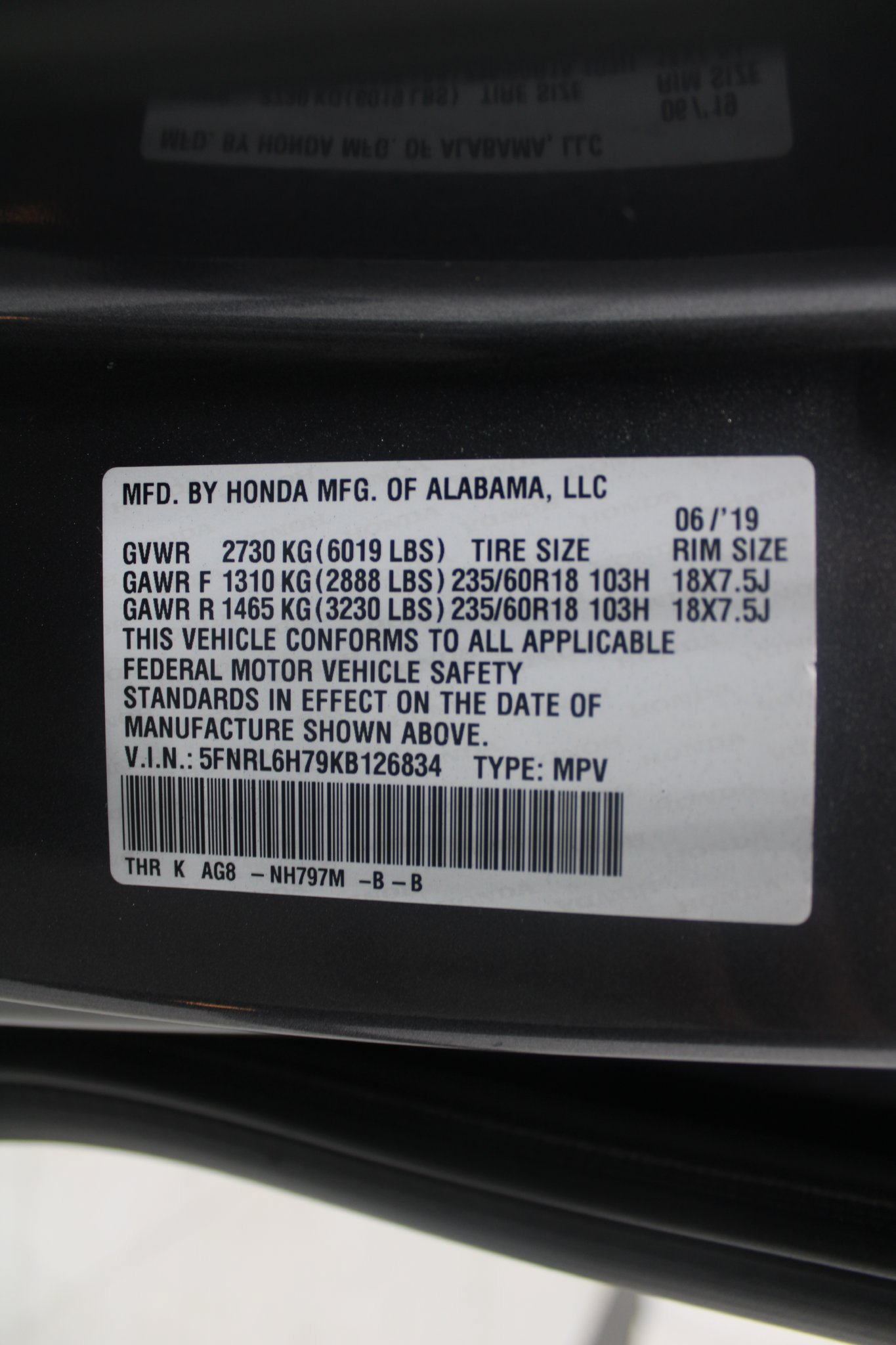 Used 2019 Honda Odyssey EX-L image 37