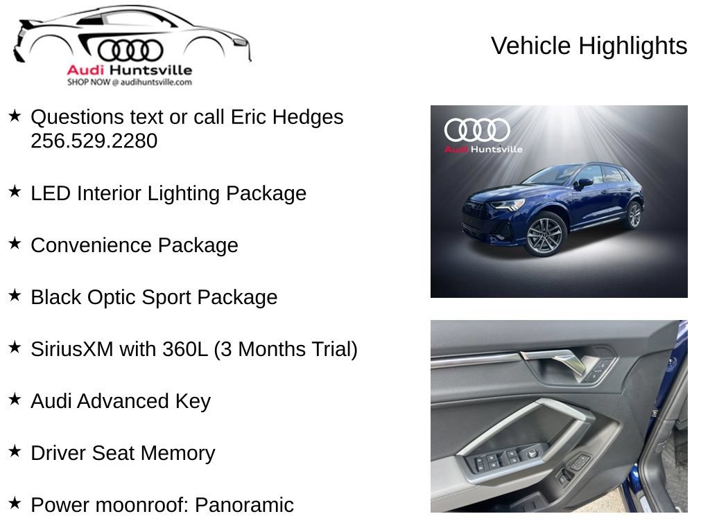 Used 2025 Audi Q3 2.0T Premium w/ Convenience Package AWD/4WD image 6