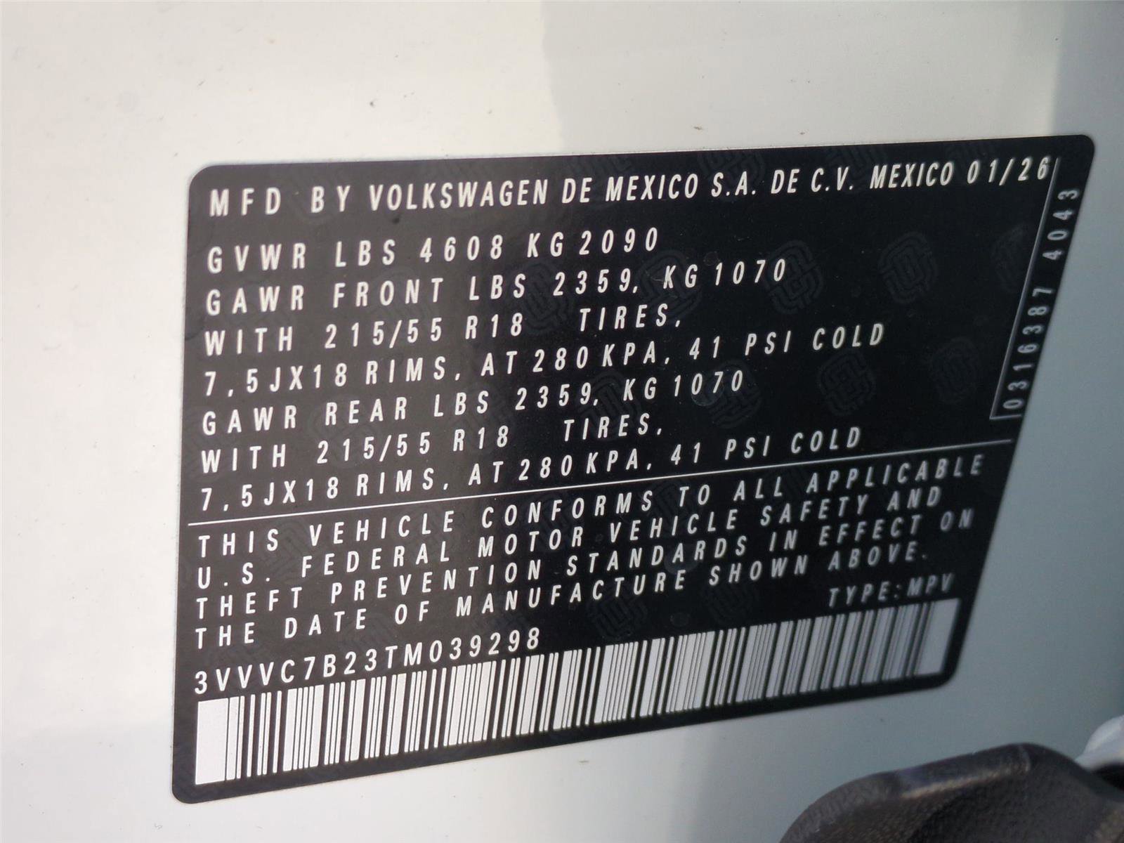 New 2026 Volkswagen Taos SE AWD/4WD image 23
