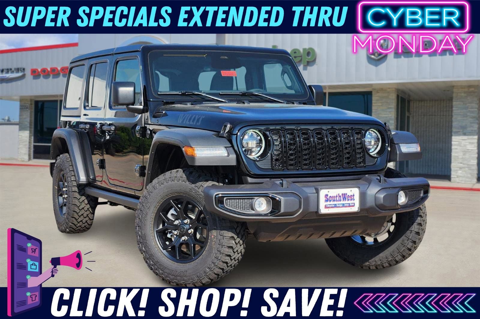 New 2025 Jeep Wrangler Willys