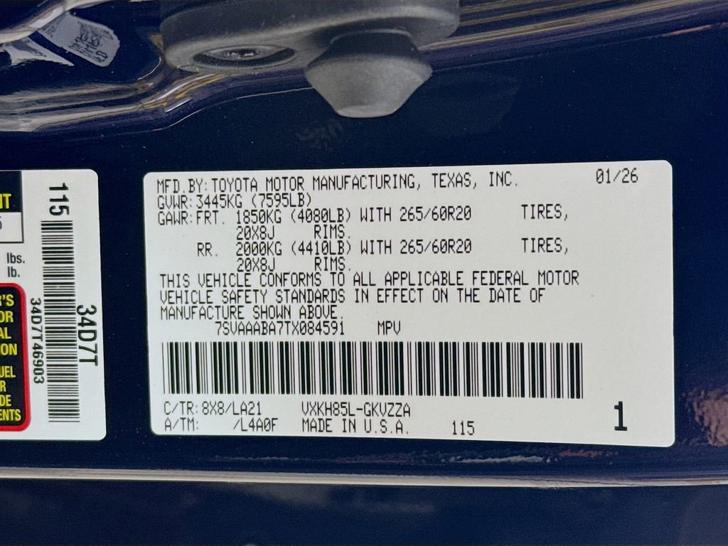 New 2026 Toyota Sequoia Platinum image 37