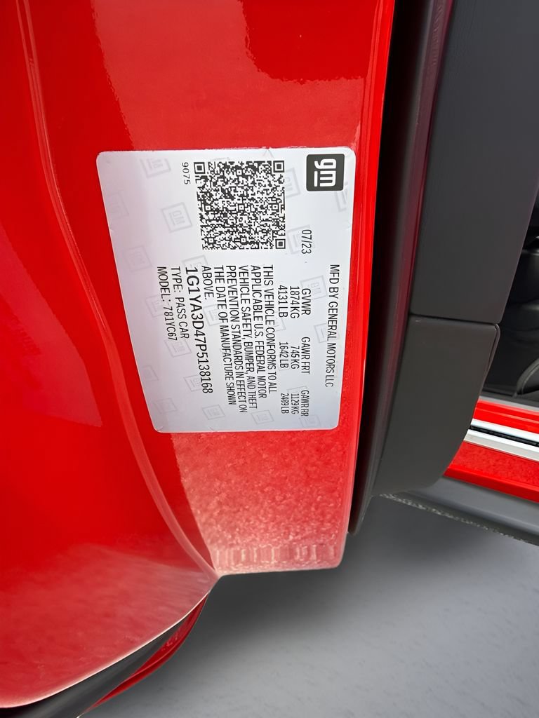 Used 2023 Chevrolet Corvette Stingray Convertible w/ Z51 Performance Package RWD image 29