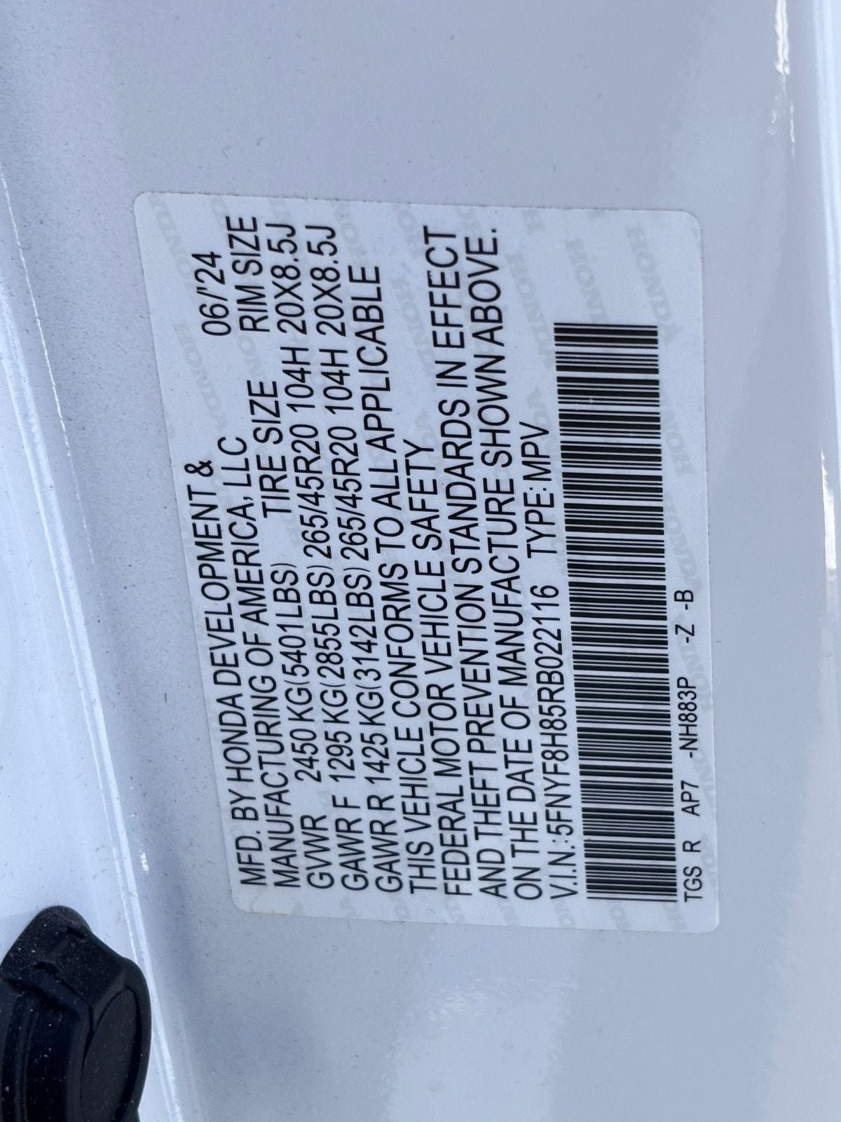 Certified 2024 Honda Passport Black Edition image 33