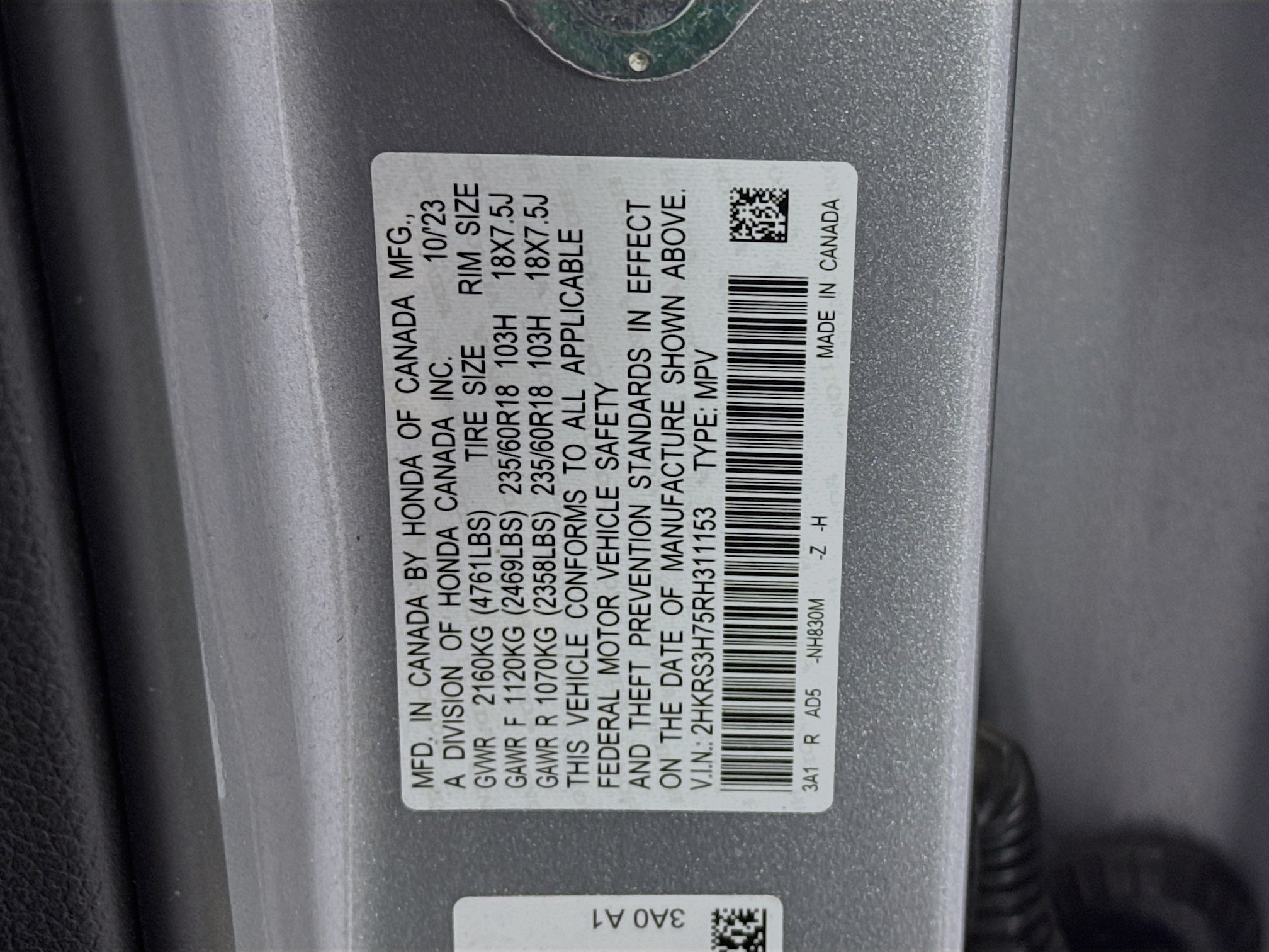 Certified 2024 Honda CR-V EX-L image 32