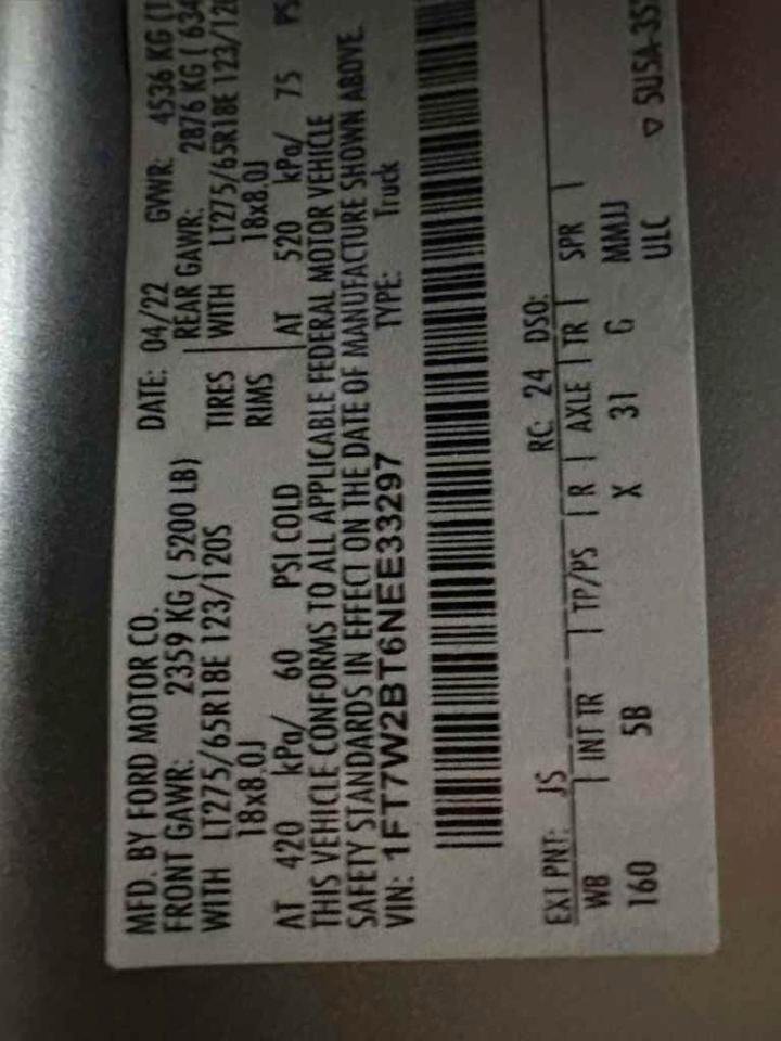 Used 2022 Ford F250 Lariat w/ Lariat Value Package AWD/4WD image 15