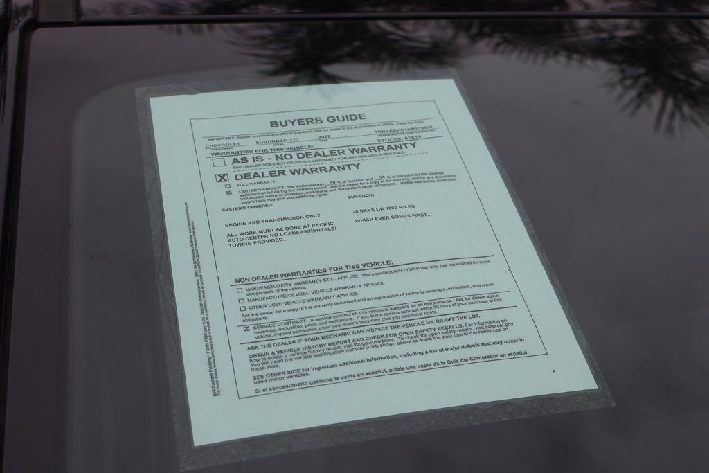 Used 2022 Chevrolet Suburban Z71 w/ Luxury Package image 53