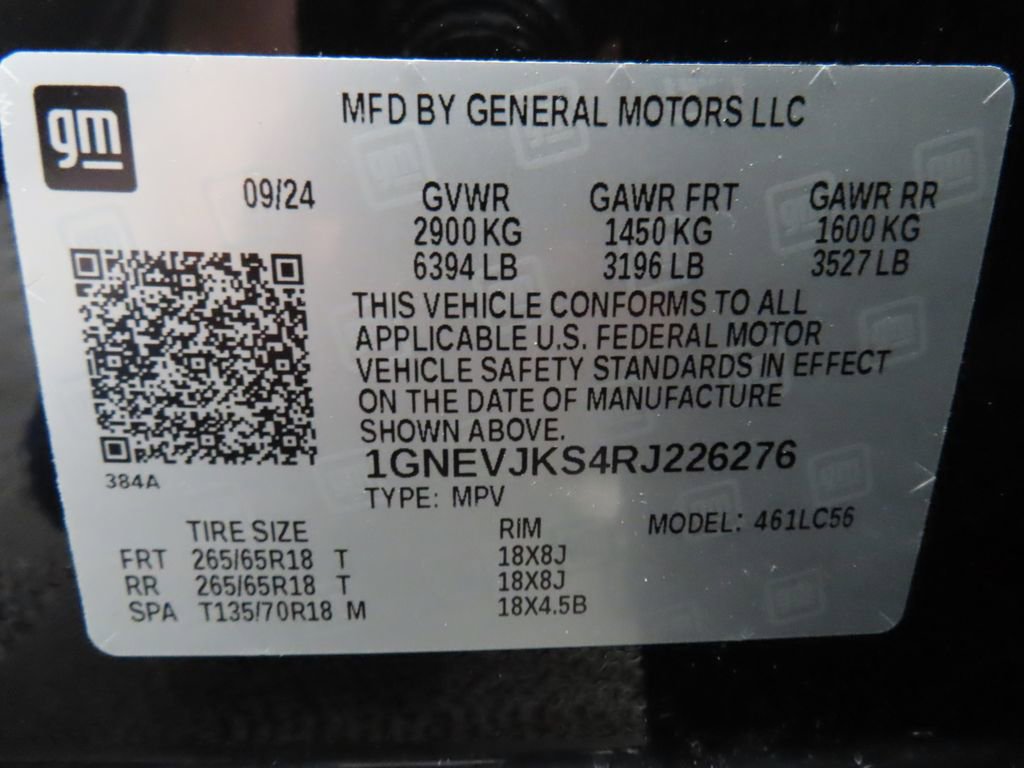 Used 2024 Chevrolet Traverse Z71 w/ LPO, Floor Liner Package AWD/4WD image 76