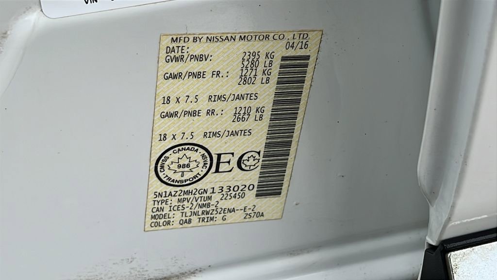 Used 2016 Nissan Murano SL image 12
