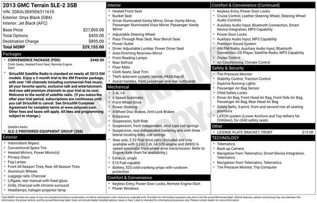 Used 2013 GMC Terrain SLE w/ Convenience Package FWD image 35