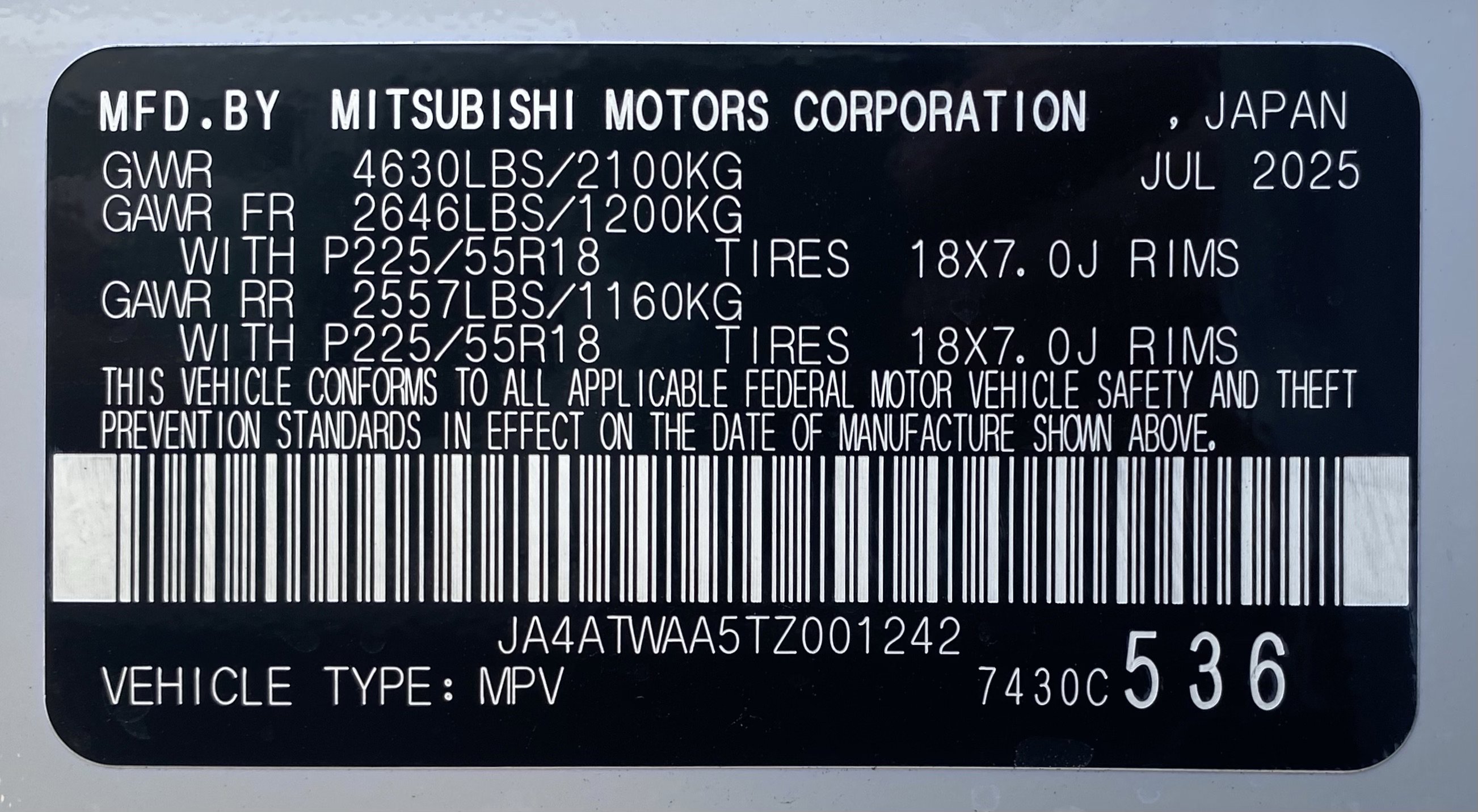 New 2026 Mitsubishi Eclipse Cross SEL image 44