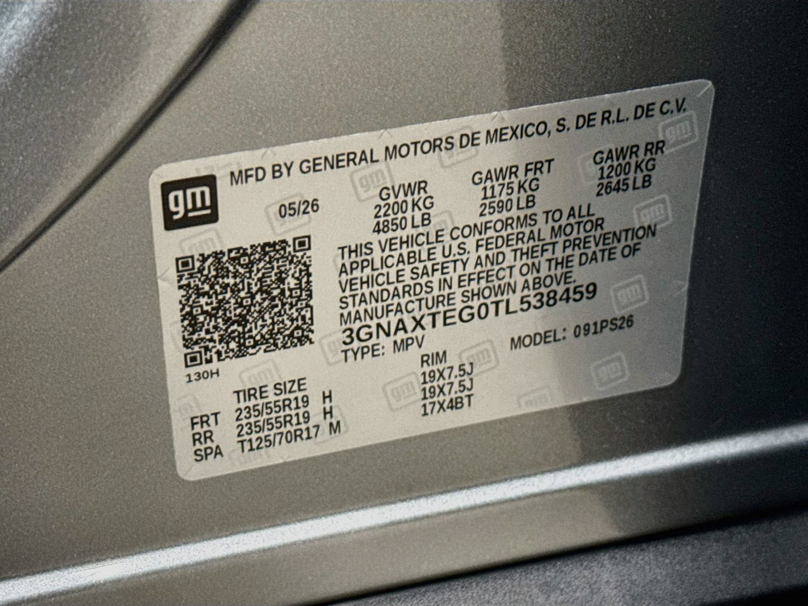 New 2026 Chevrolet Equinox RS w/ Convenience Package III AWD/4WD image 36
