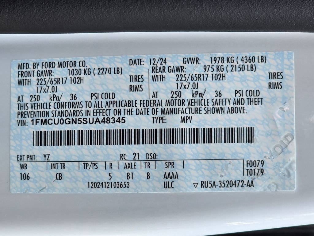 Used 2025 Ford Escape Active w/ Tech Pack #1 image 28