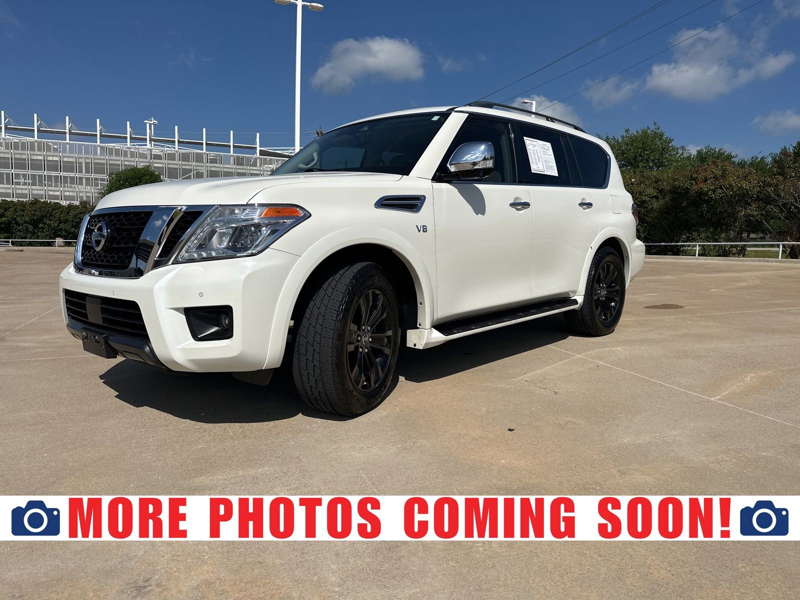Used 2020 Nissan Armada Platinum w/ Captain's Chairs Package RWD image 1