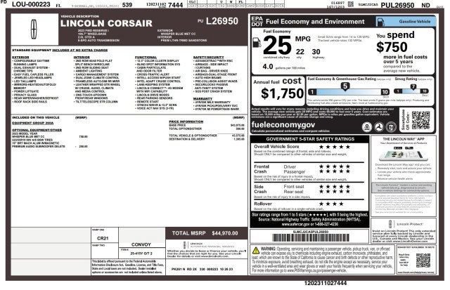 Used 2023 Lincoln Corsair Reserve FWD image 2