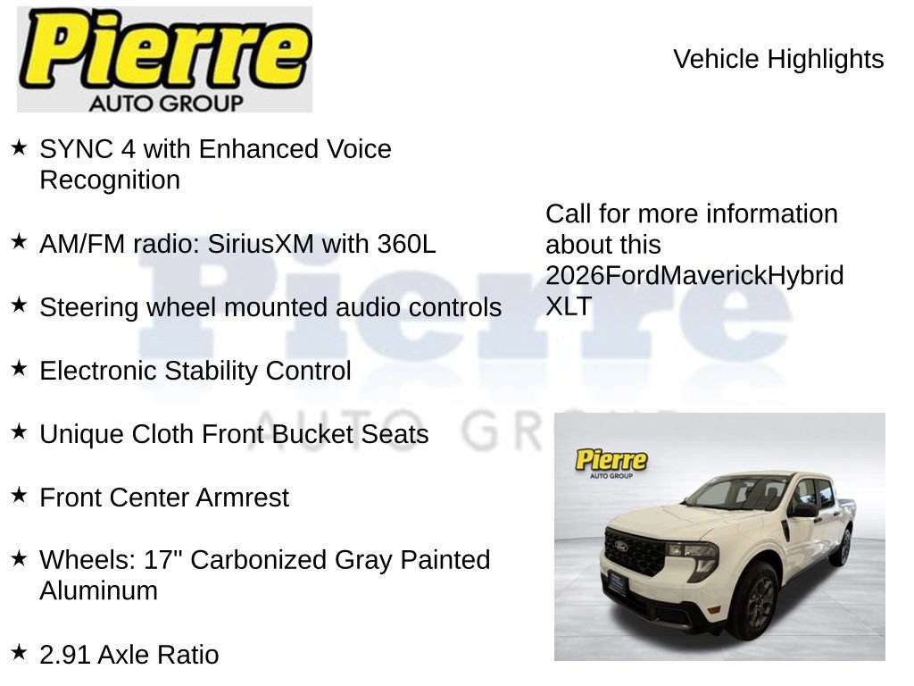 Certified 2026 Ford Maverick XLT FWD image 14